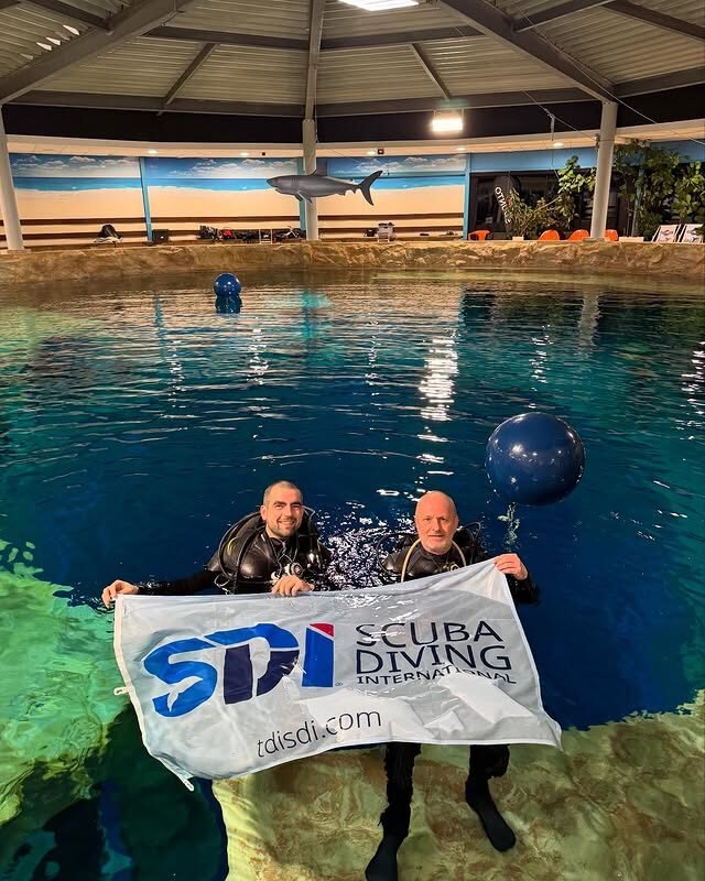 Anjo successfully completed his SDI open water certification and he is now excited to continue his scuba diving journey